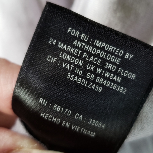 Anthropologie Maeve Floral Lace Black Dress sz M P - Picture 9 of 11